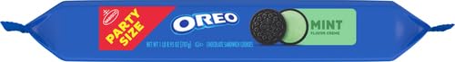 OREO MINT CREME CHOCOLATE SANDWICH COOKIES, PARTY SIZE, 24.95 OZ