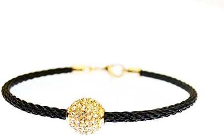 Stackable Twisted Stainless Steel Cable Bangle Bracelet - Eres