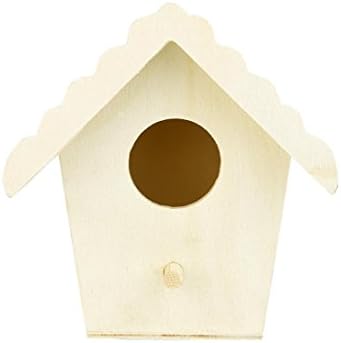 OVERMAL Clearance Wood Bird House, Nest Dox Nest House Bird House Bird House Bird Box Bird Box Wooden Box (D)