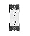 Leviton RER15-WW Renu Tamper-Resistant Outlet, 15-Amp, 125VAC, White on White