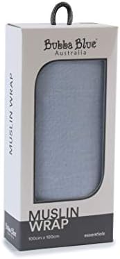 bubba blue muslin wrap