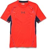 Under Armour Men's UA HeatGear Armour Exo Short Sleeve Compression Shirt Medium BOLT ORANGE