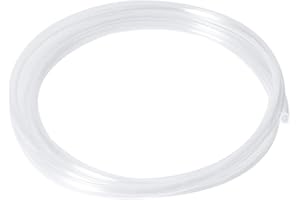 Quickun Industrial Grade Plastic PVC Vinyl Tubing, 1/2" ID x 9/16" OD Clear Tube BPA Free Heavy Duty, 3.3FT