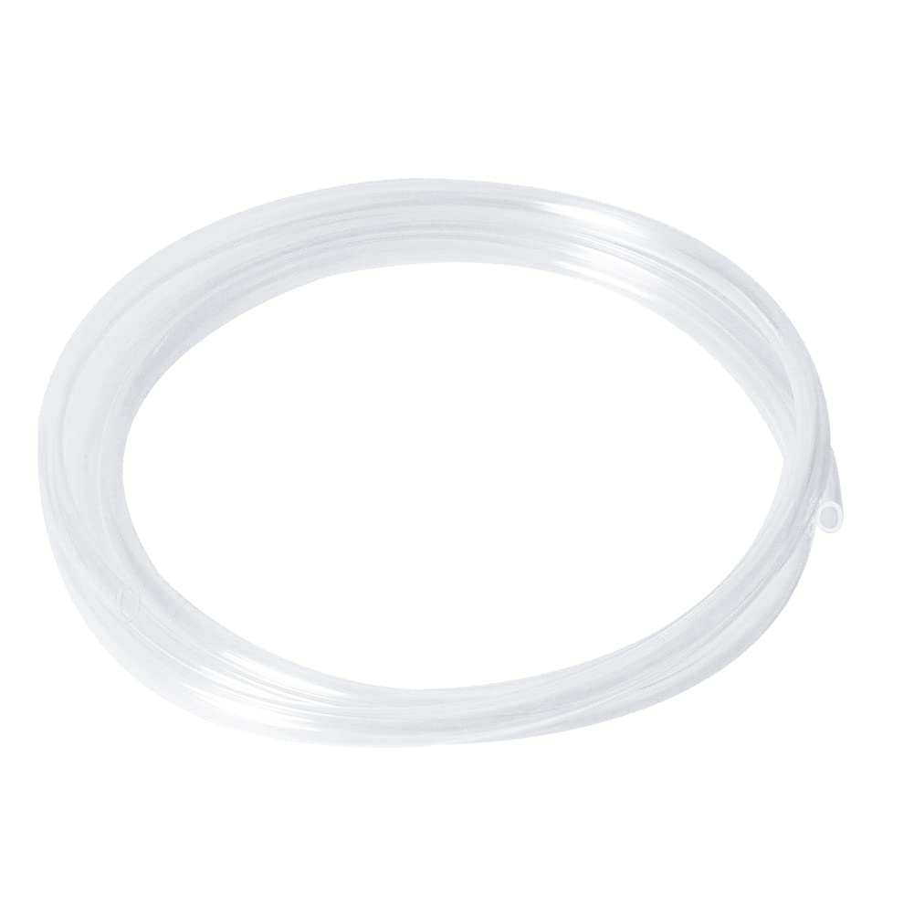Quickun Industrial Grade Plastic PVC Vinyl Tubing, 3/8" ID x 1/2" OD Clear Tube BPA Free Heavy Duty, 3.3FT