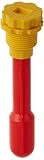 Justrite 08530 Polyethylene Vertical Drum Fill Pop Up Gauge, 3/4" Diameter x 5" Length