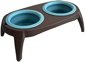 Elevated Dog Bowls Double Bowl Feeder Travel Dog Bowls Dog Cat