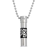 AMIST Detachable 316L Stainless Steel Essential Oil Diffuser Allergen-free Rust-free and Safe Aromatherapy Pendant Jewelry Essential Oil and Perfume Diffuser for Efficient All-day Aroma Everywhere