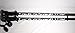 WSD Ski poles adult 2016 model Aluminum black/silver Alpine Downhill Ski Poles pair New