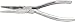 Aven 10360 Stainless Steel Long Nose Pliers, 6