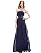 Ever Pretty Empire Waist Bowtie Strapless Evening Dress 09060