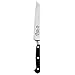 Messermeister Meridian Elite 5” Scalloped Utility Knife - Fine German Steel Alloy Blade - Rust Resistant & Easy to Maintain