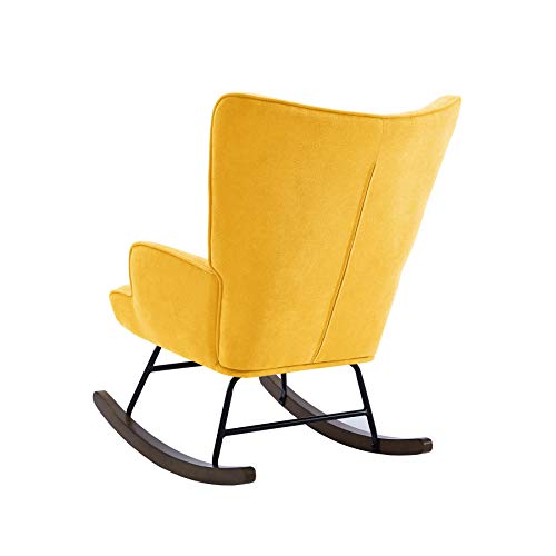 Tribesigns Rocking Chair, Solid Wood Nursery Chair for Babies Room