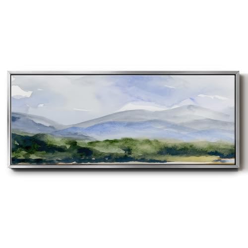 Renditions Gallery Floater Framed Canvas For Home Blue Ridge Landcape Wall Art…