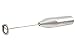K-Home Electric Milk Frother - Handheld Battery Operated Electric Foam Maker For Coffee, Latte, Cappuccino, Hot Chocolate, With Stainless Steel Whisk by