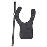 Multi-purpose Hidden Underarm Shoulder Bag Concealed Pack Armpit Bag Phone Pouch Left Shoulder for Right-handed