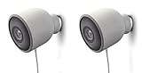 Colorful Silicone Skins for Nest Cam Outdoor Security Camera - Protect and Camouflage Your Nest Cam Outdoor with These UV Light- and Weather Resistant Silicone Skins (2 Pack, Grey)