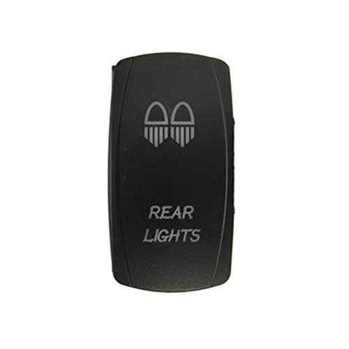 ZHUOTOP Universal 5 Pin Laser Etched Labeled Led Arb Rocker Switch Cover Cap For Boat Car Truck CarlingRear Lights