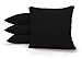 Johnson Enterprises, LLC 8 Standard Corn Filled Regulation Duck Cloth Cornhole Bags! 17 Colors (You Pick)!! (Black/Grey)