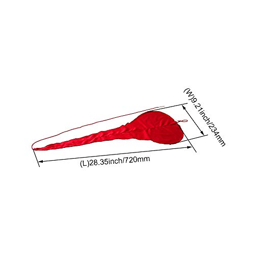 Red Mercerized Cotton Oboe Cleaning Cloth Cleaning Care cloth - Thumbnail 3