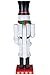 Clever Creations Snowman 15 Inch Traditional Wooden Nutcracker, Festive Christmas Décor for Shelves and Tables