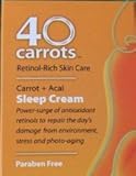 40 Carrots Retinol-Rich Skin Care Carrot Acai Sleep Cream 2oz.