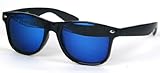 Outray Wayfarer Retro Sunglasses for Men or Women- Classic Style,One Size,Black.Blue