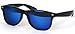 Outray Wayfarer Retro Sunglasses for Men or Women- Classic Style,One Size,Black.Blue