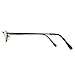 Optix 55 Reading Glasses Men - Half Frame Readers - Pack of 2 Mens Reading Glasses - Fashion Men's Readers with Pouch - Comfortable Gunmetal Frame with Rubber Tip Temples (Gunmetal Grey, 175.00)