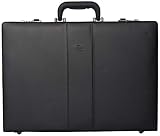 Solo New York Grand Central Attach&eacute; Case with Dual Combination Locks - Attach&eacute; Case for Men - Hard-Sided Briefcase - Large Capacity - Black