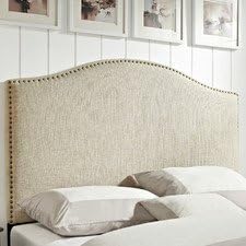 New Design Studded Crushed Velvet Headboard 26 Height 3ft,4ft6,5ft (3FT Single, Cream) by Studded Headboards