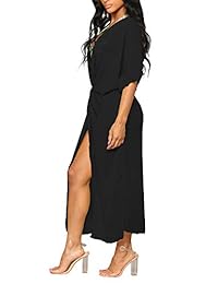 Kimono de chifón con nudo frontal para dama