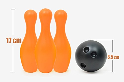 image for Bigbuyu Kids Plastic Bowling Play Set 10 Pins 2 Balls Mini Bowling Set