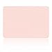 TOP CASE - Macbook Pro 15 Case Release 2017 & 2016, Rubberized Hard Case Cover for MacBook Pro 15-inch Model A1707 with Touch Bar ( Release 2017 & 2016 ) - Rose Quartz