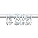 TOOFN 36-Pack 1.26 Inch Drapery Rings with Clips Curtain Rod Clips Electroplate Surface and Premium Iron Metal (White, 36)