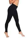 American Apparel Women's Cotton Spandex Jersey Legging, Black, X-Large