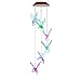AGPtek Six Hummingbird Solar Mobile Wind Chimes with Bright Led Lights