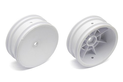 Team Associated 9690 2.2 Front Wheel with 12mm Hex, White (2)
