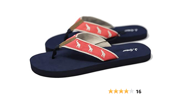 yellow box elephant flip flops