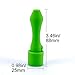 Mini Silicone Straw bee 4.4 inches (Black and Green and White)