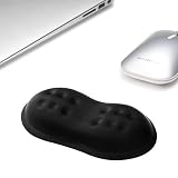 Vankey Soft Memory Foam Mouse Wrist Rest Support, Cool Ergonomic Hand Rest Support for Computer, Laptop, Office, PC Gaming - Massage Holes Design - Easy Typing Wrist Pain Relief and Repair