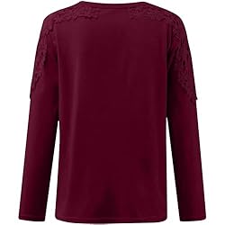 iPOGP Women's Round Neck Solid Color Hollow