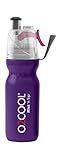 O2 Cool Mist 'N Sip Drinking and Misting Bottle ArcticSqueeze Classic - 20oz, Purple