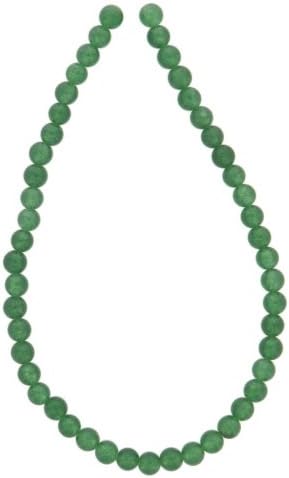 Tennessee Crafts 1132 Semi Precious Dark Green Aventurine Round Beads, 4mm
