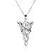 The Lord of the Rings Arwen Evenstar Necklace Movie Jewelry Pendant Crystal Twilight Star Silver Torque Women Statement Necklaces