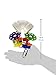 Super Bird Creations SB751 PVC Forager Bird Toy, Medium/Large Bird Size, 3” x 5” x 8”