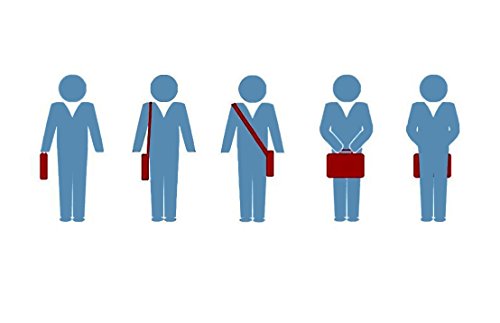 image for EasyHui Nylon Laptop Bag Laptop Messenger Case Women Men Business Offi