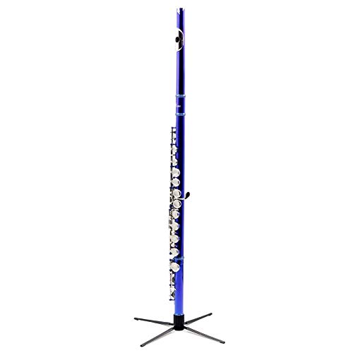 BEESCLOVER Flute Quadripod Clarinet Stand Rest Holder Metal Leg Base Foldable Mount for Flute Clarinet -for ce - Thumbnail 7