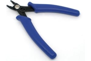 Bastex Jewelry Bead Crimping Pliers. Beading Crimper Tools Perfect for Small Beads. Has Ergonomic Handle Grips that Make this Small Plier Ideal for Jewelry Making - 13cm, Blue