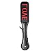 Sexysamba Adult Leather Slapper Hand Spanking Paddle Flogger Whip Toys Double Layers for Sex Games(1pc,LOVE)