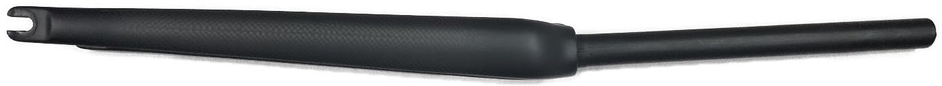 roadkey Road Bike Fork 1" Fork Straight Tube Full Carbon Fibre Forks 700C Bicycle Carbon Fork Black (Balck 3k matt)